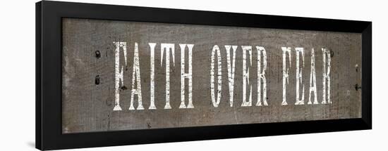 Faith Over Fear-null-Framed Art Print