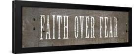 Faith Over Fear-null-Framed Art Print