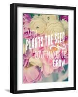 Faith Plants the Seed-Sarah Gardner-Framed Art Print