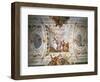 Faith Pointing Out Way to Eternity to Sinner Led by Charity-Paolo Veronese-Framed Giclee Print