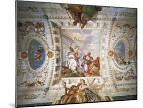 Faith Pointing Out Way to Eternity to Sinner Led by Charity-Paolo Veronese-Mounted Giclee Print