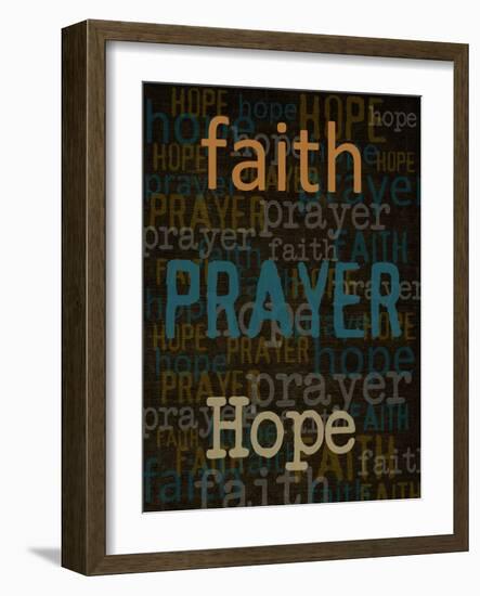 Faith Prayer Hope-Taylor Greene-Framed Art Print