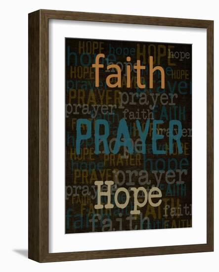 Faith Prayer Hope-Taylor Greene-Framed Art Print