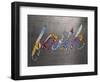 Faith Sign Metal-Design Turnpike-Framed Giclee Print