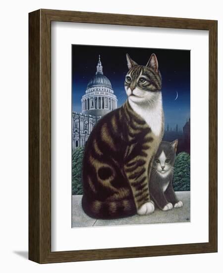 Faith, the St. Pauls Cat, 1995-Frances Broomfield-Framed Giclee Print