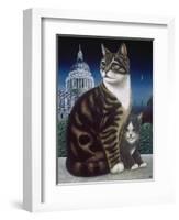 Faith, the St. Pauls Cat, 1995-Frances Broomfield-Framed Giclee Print