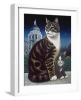 Faith, the St. Pauls Cat, 1995-Frances Broomfield-Framed Giclee Print