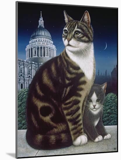 Faith, the St. Pauls Cat, 1995-Frances Broomfield-Mounted Giclee Print