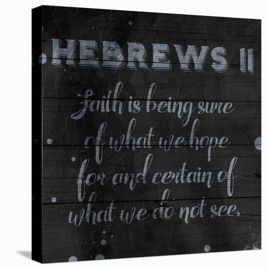 Faith-Jace Grey-Stretched Canvas