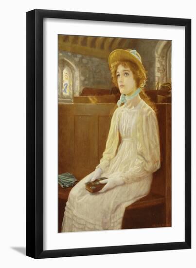 Faith-Arthur Hughes-Framed Giclee Print