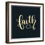 Faith-Imperfect Dust-Framed Art Print