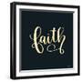 Faith-Imperfect Dust-Framed Art Print