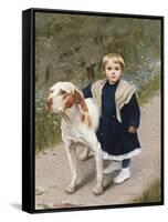 Faithful Friend, 19th Century-Luigi Toro-Framed Stretched Canvas