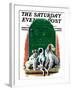 "Faithful Friends," Saturday Evening Post Cover, September 14, 1929-Alan Foster-Framed Giclee Print