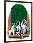 "Faithful Friends,"September 14, 1929-Alan Foster-Framed Giclee Print