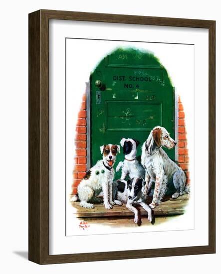 "Faithful Friends,"September 14, 1929-Alan Foster-Framed Giclee Print