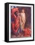 Faithful Struck Down by Moses-John Byam Liston Shaw-Framed Stretched Canvas