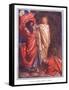 Faithful Struck Down by Moses-John Byam Liston Shaw-Framed Stretched Canvas