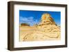 Faiyum, Egypt. Whale fossil on an eroded bluff at Wadi el-Hitan paleontological site.-Emily Wilson-Framed Photographic Print