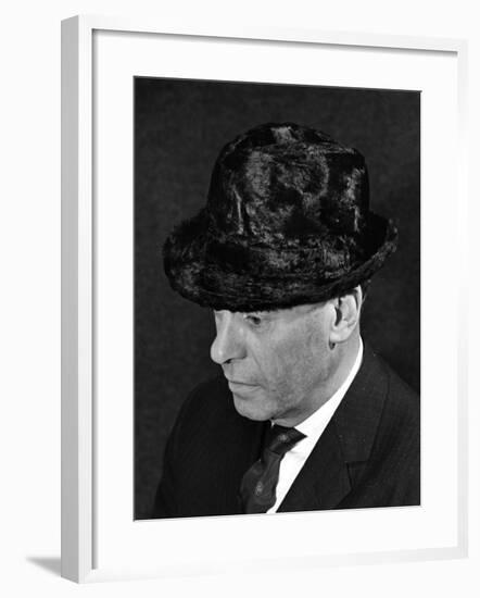 Fake Fur Hat-null-Framed Photographic Print