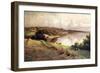 Fakkegrav, Vejlefjord. 1916-Peder Moensted-Framed Giclee Print