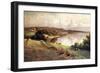 Fakkegrav, Vejlefjord. 1916-Peder Moensted-Framed Giclee Print