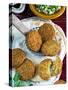 Falafel, Chickpeas Croquettes, Arabic Countries, Arabic Cooking-Nico Tondini-Stretched Canvas