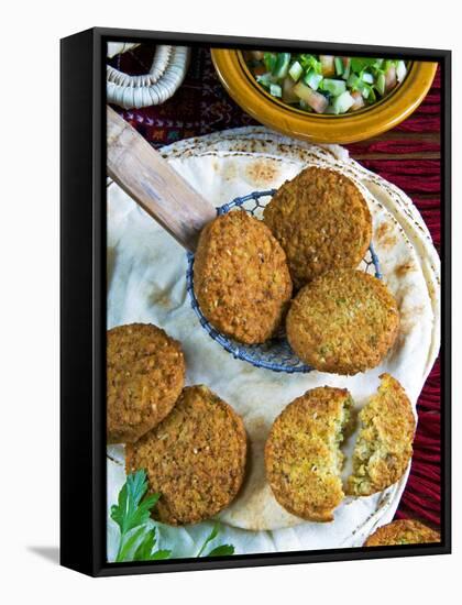 Falafel, Chickpeas Croquettes, Arabic Countries, Arabic Cooking-Nico Tondini-Framed Stretched Canvas