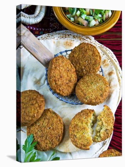 Falafel, Chickpeas Croquettes, Arabic Countries, Arabic Cooking-Nico Tondini-Stretched Canvas