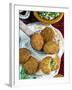 Falafel, Chickpeas Croquettes, Arabic Countries, Arabic Cooking-Nico Tondini-Framed Photographic Print