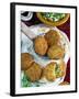 Falafel, Chickpeas Croquettes, Arabic Countries, Arabic Cooking-Nico Tondini-Framed Photographic Print