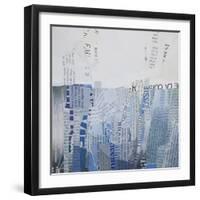 Falaise (Cliff)-Jeremy Annett-Framed Giclee Print