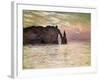 Falaise D'Etretat, 1883-Claude Monet-Framed Giclee Print