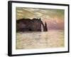 Falaise D'Etretat, 1883-Claude Monet-Framed Giclee Print