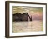 Falaise D'Etretat, 1883-Claude Monet-Framed Giclee Print