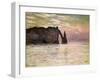 Falaise D'Etretat, 1883-Claude Monet-Framed Giclee Print