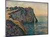 'Falaises A Etretat', 1885-Claude Monet-Mounted Giclee Print