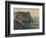 'Falaises A Etretat', 1885-Claude Monet-Framed Giclee Print
