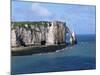 Falaises (Cliffs) and Rocks Near Etretat, Cote d'Albatre, Haute Normandie, France-Hans Peter Merten-Mounted Photographic Print