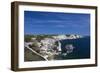 Falaises Cliffs Towards Capo Pertusato, Bonifacio, Corsica, France-Walter Bibikow-Framed Photographic Print