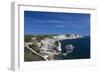 Falaises Cliffs Towards Capo Pertusato, Bonifacio, Corsica, France-Walter Bibikow-Framed Photographic Print