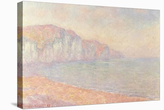 Falaises de Pourville, Le Matin, 1897-Claude Monet-Stretched Canvas