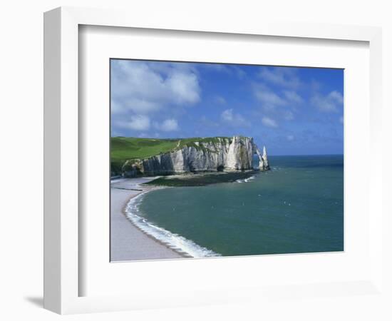 Falaises, Near Etretat, Haute Normandie, France-Hans Peter Merten-Framed Photographic Print