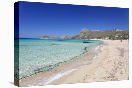 Falassarna Beach, Falassarna, Chania (Khania), Crete, Greek Islands, Greece, Europe-Markus Lange-Stretched Canvas