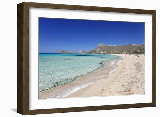 Falassarna Beach, Falassarna, Chania (Khania), Crete, Greek Islands, Greece, Europe-Markus Lange-Framed Photographic Print