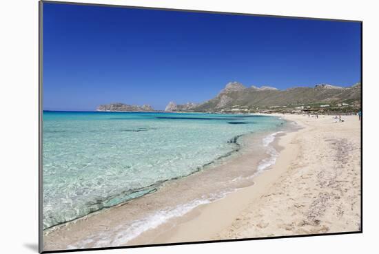 Falassarna Beach, Falassarna, Chania (Khania), Crete, Greek Islands, Greece, Europe-Markus Lange-Mounted Photographic Print