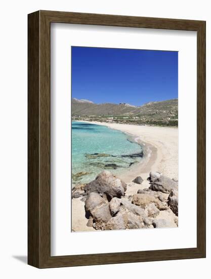 Falassarna Beach, Falassarna, Chania (Khania), Crete, Greek Islands, Greece, Europe-Markus Lange-Framed Photographic Print