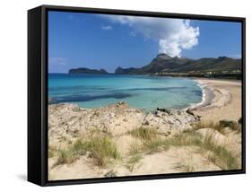 Falassarna Beach, Falassarna, Chania Region, Crete, Greek Islands, Greece, Europe-Stuart Black-Framed Stretched Canvas