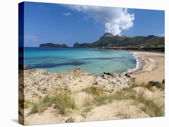 Falassarna Beach, Falassarna, Chania Region, Crete, Greek Islands, Greece, Europe-Stuart Black-Stretched Canvas