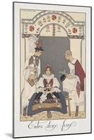 Falbalas Et Fanfreluches, Almanac for 1923, Entre Deux Feux-Georges Barbier-Mounted Giclee Print